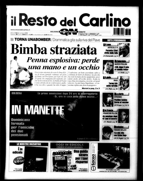 Il Resto del Carlino : giornale dell'Emilia